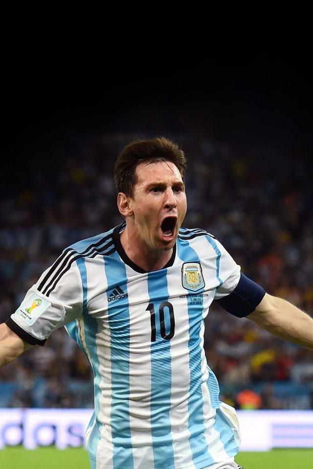 Messi Brazil Worldcup Goal Face Sports Art Android wallpaper