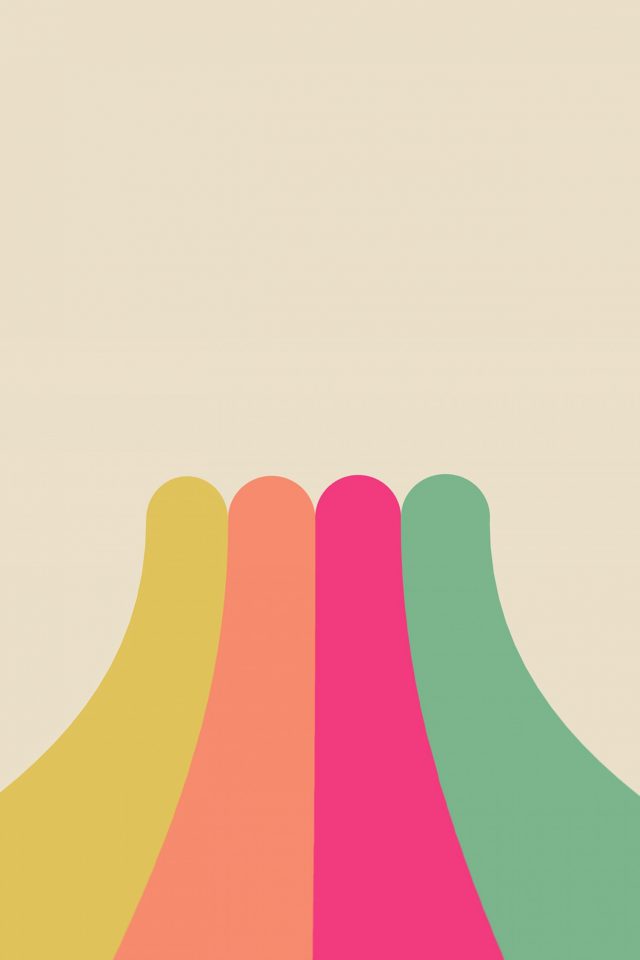Rainbow Simple Minimal Abstract Pattern Android wallpaper