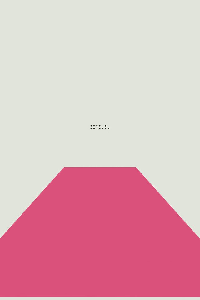 Simple Tycho Pink White Abstract Minimal Art Illustration Android wallpaper