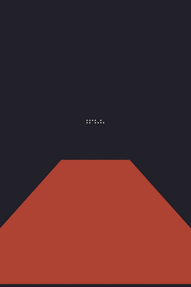 Simple Tycho Red Dark Abstract Minimal Art Illustration Android wallpaper