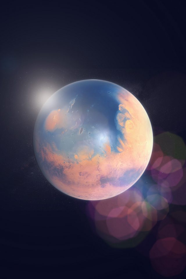 Space Earth Planet Art Illust Flare Android wallpaper