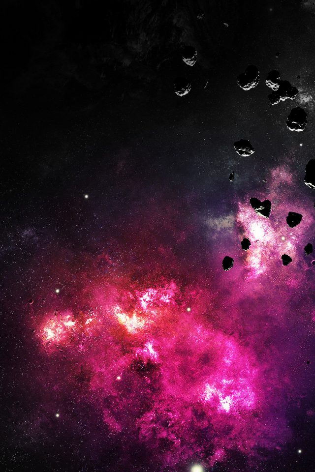 Space Planet Fire Stars Stellar Dark Nature Android wallpaper