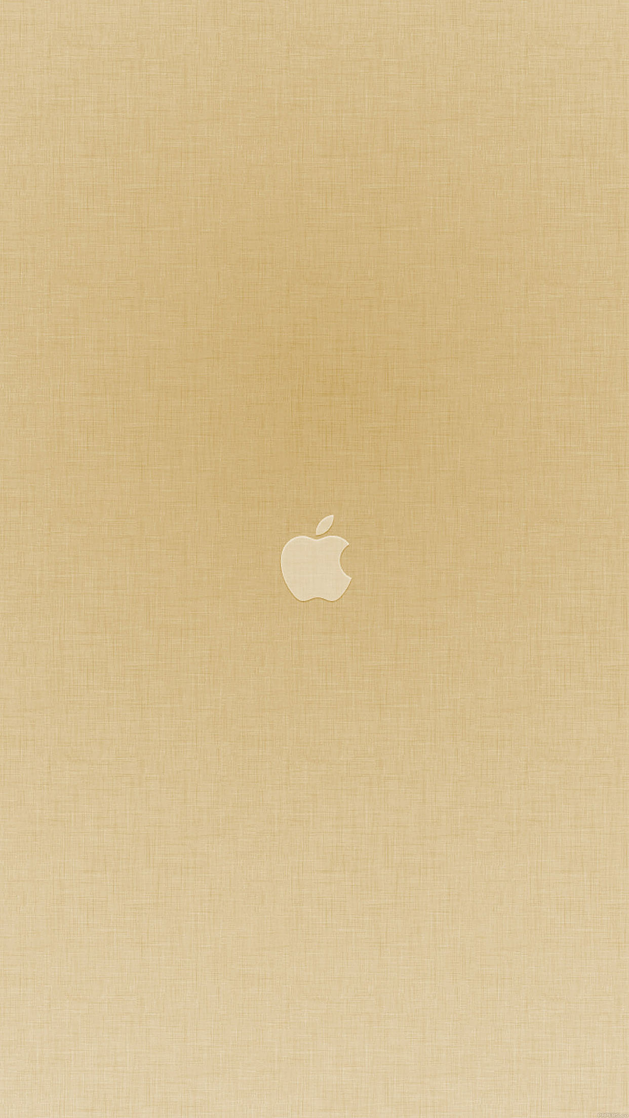 Tiny Apple Gold Minimal Android wallpaper