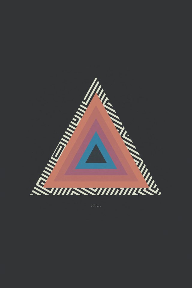 Tycho Triangle Abstract Art Illustration Android wallpaper