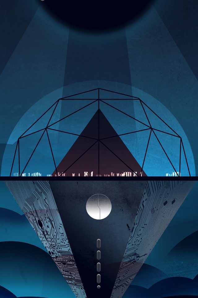Venus Dark Blue Art Illustration Nasa Space Android wallpaper