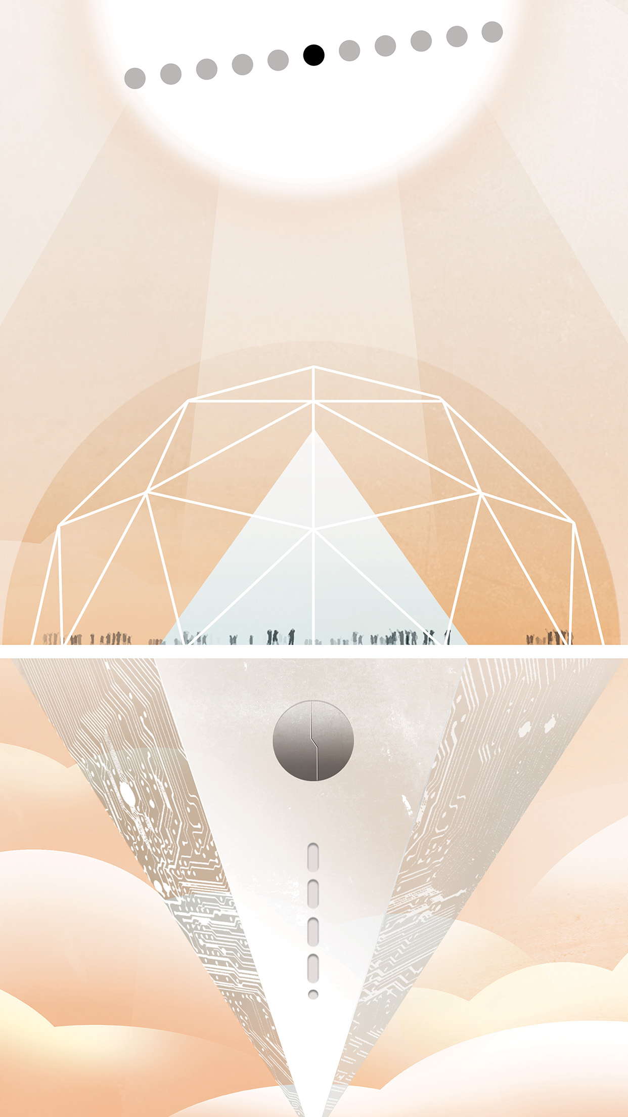 Venus Pink Art Illustration Nasa Space Android wallpaper