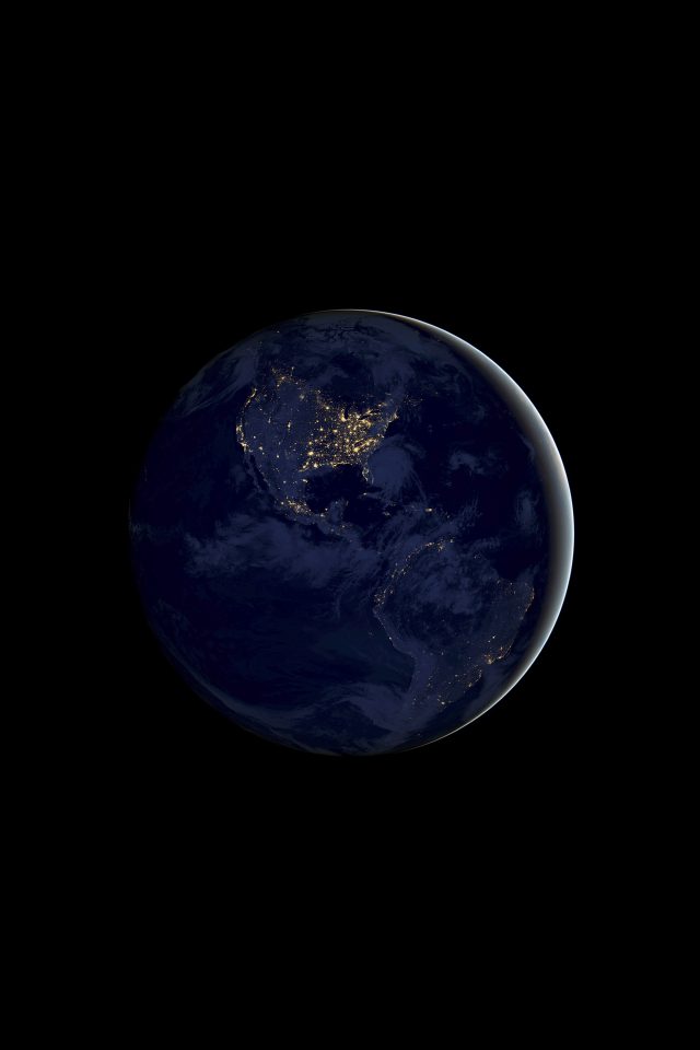 Earth Night Android wallpaper